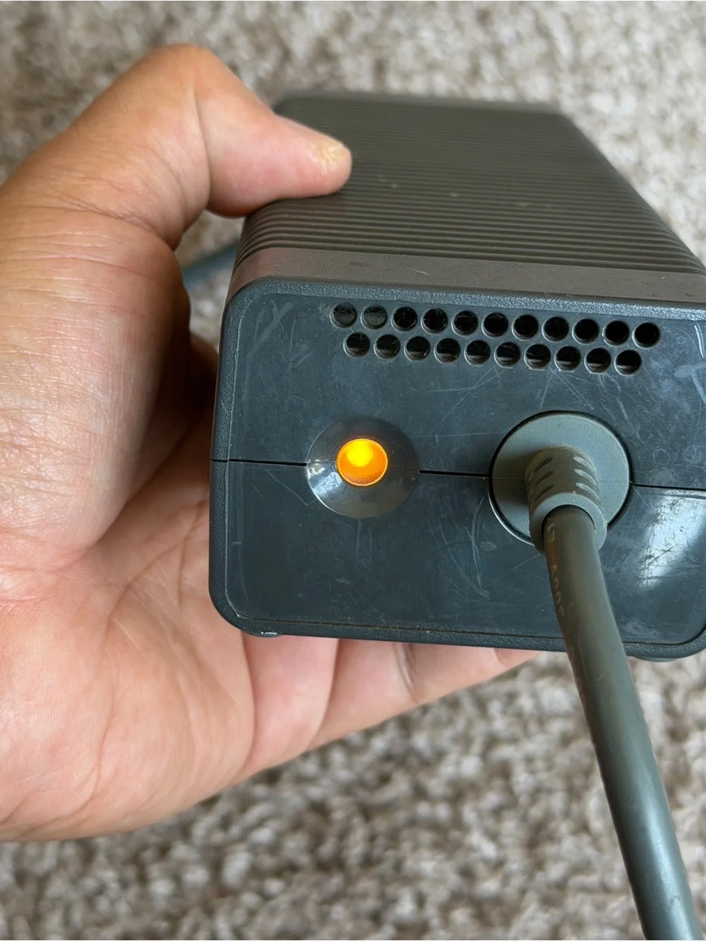 MICROSOFT XBOX 360 AC ADAPTER POWER BRICK CORD SUPPLY USED